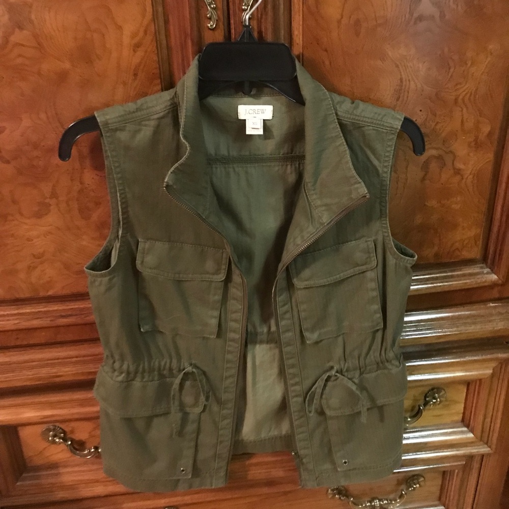 J. Crew utility vest XS